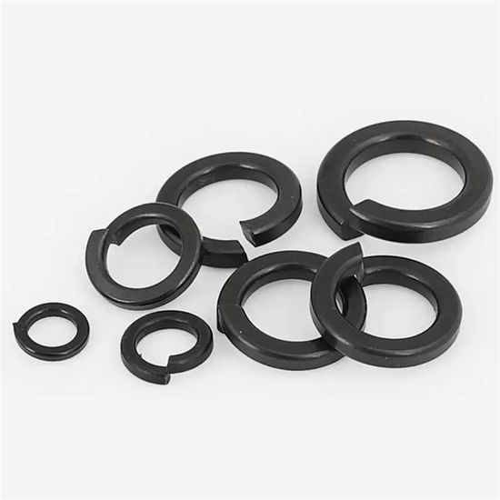 65mn Steel Black Oxide Lockwasher Gasket 65mn Zinc Plated Standard DIN 127 Washer Split Spring Lock Washer
