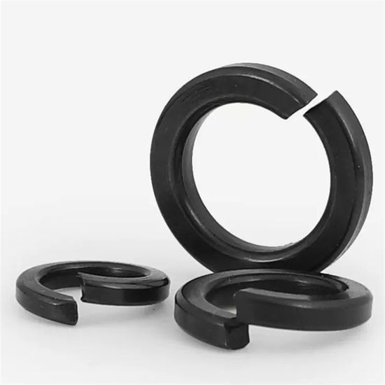 65mn Steel Black Oxide Lockwasher Gasket 65mn Zinc Plated Standard DIN 127 Washer Split Spring Lock Washer