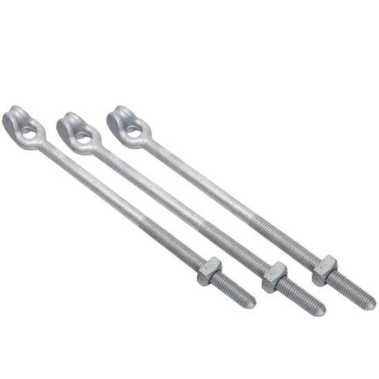 Anchor Rod with Thimble Eye for Line Tensioning Applications