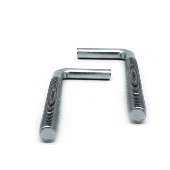 Carbon Steel F1554 L Type / J Type Anchor Bolt Gr 36 Gr 55 Gr 105
