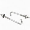 Customized High Tensile Strength Grade 8.8 HDG Foundation Bolt L Type Anchor Bolt with Nut Washer