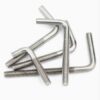 Customized High Tensile Strength Grade 8.8 HDG Foundation Bolt L Type Anchor Bolt with Nut Washer