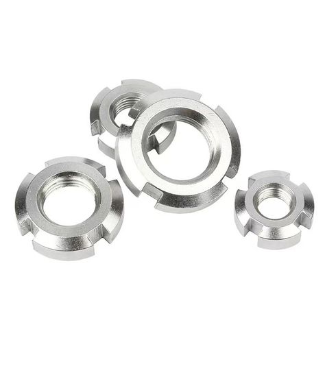 DIN981 Stainless Steel Slotted Round Lock Nut