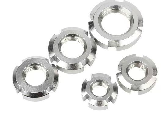 DIN981 Stainless Steel Slotted Round Lock Nut