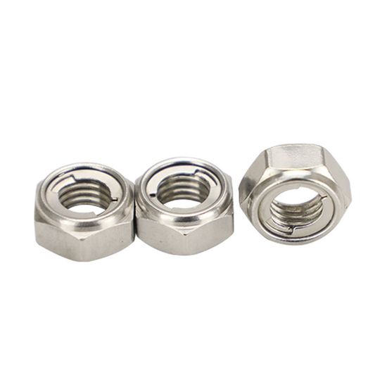 Factory Stock Self-Locking Nut DIN985 Stainless Steel Lock Nut Nylon Insert Hex Lock Nuts