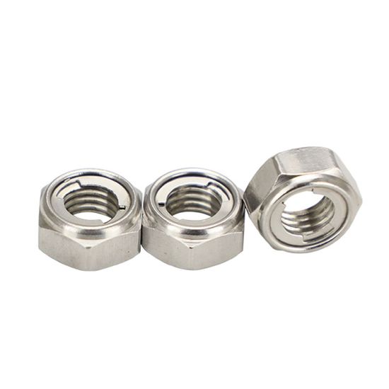 Factory Stock Self-Locking Nut DIN985 Stainless Steel Lock Nut Nylon Insert Hex Lock Nuts