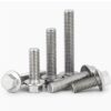 M8-1.25 x 40mm Flanged Hex Head Bolts Flange Hexagon Screws, Stainless Steel ...