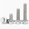 M8-1.25 x 40mm Flanged Hex Head Bolts Flange Hexagon Screws, Stainless Steel ...