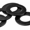 M8 Carbon Steel Flat Washer, Black Oxide Alloy Steel, Grade 4.8 Metal Flat Washer