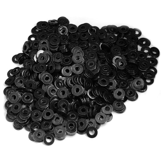 M8 Carbon Steel Flat Washer, Black Oxide Alloy Steel, Grade 4.8 Metal Flat Washer
