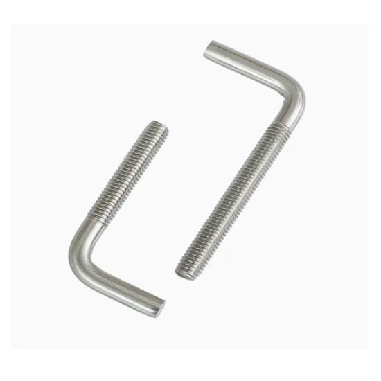 Super Duplex Stainless Steel 2205 2507 A286 L & J Type Hook Foundation Anchor Bolt DIN529
