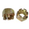 Zinc Galvanized Hexagonal Slotted Nuts 316 304 Stainless Steel Castle Nut Carbon Steel Zinc Plated