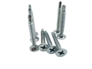 Bugle Head Self-Drilling Screws (1) Premium Zinc Plated Self-Drilling Phillips Drywall Screws – High-Strength C1022A Carbon Steel Gypsum Board Fasteners with Bugle Head