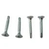 Bugle Head Self-Drilling Screws (4) Premium Zinc Plated Self-Drilling Phillips Drywall Screws – High-Strength C1022A Carbon Steel Gypsum Board Fasteners with Bugle Head