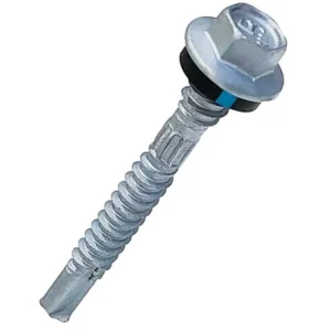 Crest Fixing Screw(Roofing Screw) (1) Premium Hex Head Crest Fixing Roofing Screws – High-Performance Double-Thread Tek Fasteners with Shrinkage Rod and Knurling