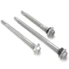 Crest Fixing Screw(Roofing Screw) (4) Premium Hex Head Crest Fixing Roofing Screws – High-Performance Double-Thread Tek Fasteners with Shrinkage Rod and Knurling