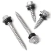 Crest Fixing Screw(Roofing Screw) (6) Premium Hex Head Crest Fixing Roofing Screws – High-Performance Double-Thread Tek Fasteners with Shrinkage Rod and Knurling