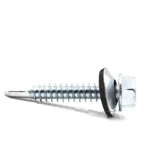 DIN7504 K Hex Flange Head Self Drilling Screw Stainless Steel (4) Premium 410SS Hex Washer Flange Self-Drilling Screws – High-Hardness Martensitic Stainless Steel Tek Fasteners with Ruspert Coating
