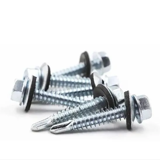 DIN7504 K Hex Flange Head Self Drilling Screw Stainless Steel (5) Premium 410SS Hex Washer Flange Self-Drilling Screws – High-Hardness Martensitic Stainless Steel Tek Fasteners with Ruspert Coating