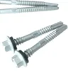 Premium Dacromet Self-Drilling Double Thread Screws – Heavy-Duty Carbon Steel Hex Washer Head Sandwich Panel Fasteners with OEM Options