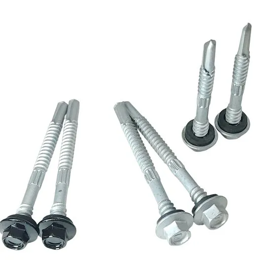 Premium Dacromet Self-Drilling Double Thread Screws – Heavy-Duty Carbon Steel Hex Washer Head Sandwich Panel Fasteners with OEM Options