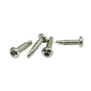 Six-Lobe Pan Head Self-Drilling Screws (3) Premium Torx / Six-Lobe Pan Head Self-Drilling Screws – High-Torque Hardened Carbon Steel and Stainless Steel Metal Fasteners