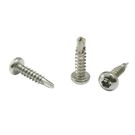 Six-Lobe Pan Head Self-Drilling Screws (5) Premium Torx / Six-Lobe Pan Head Self-Drilling Screws – High-Torque Hardened Carbon Steel and Stainless Steel Metal Fasteners